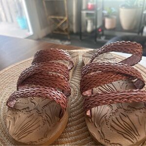 Billabong Lily Jane Braided Slide Sandal- Rose